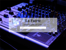 Tablet Screenshot of lafuerte.com